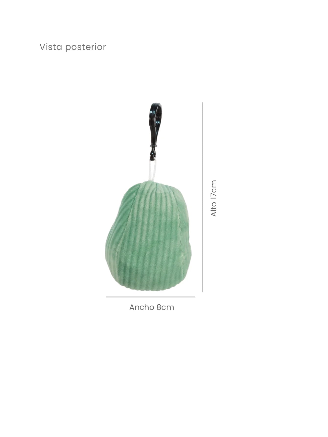 Aguacate de peluche Antillano 10 cm