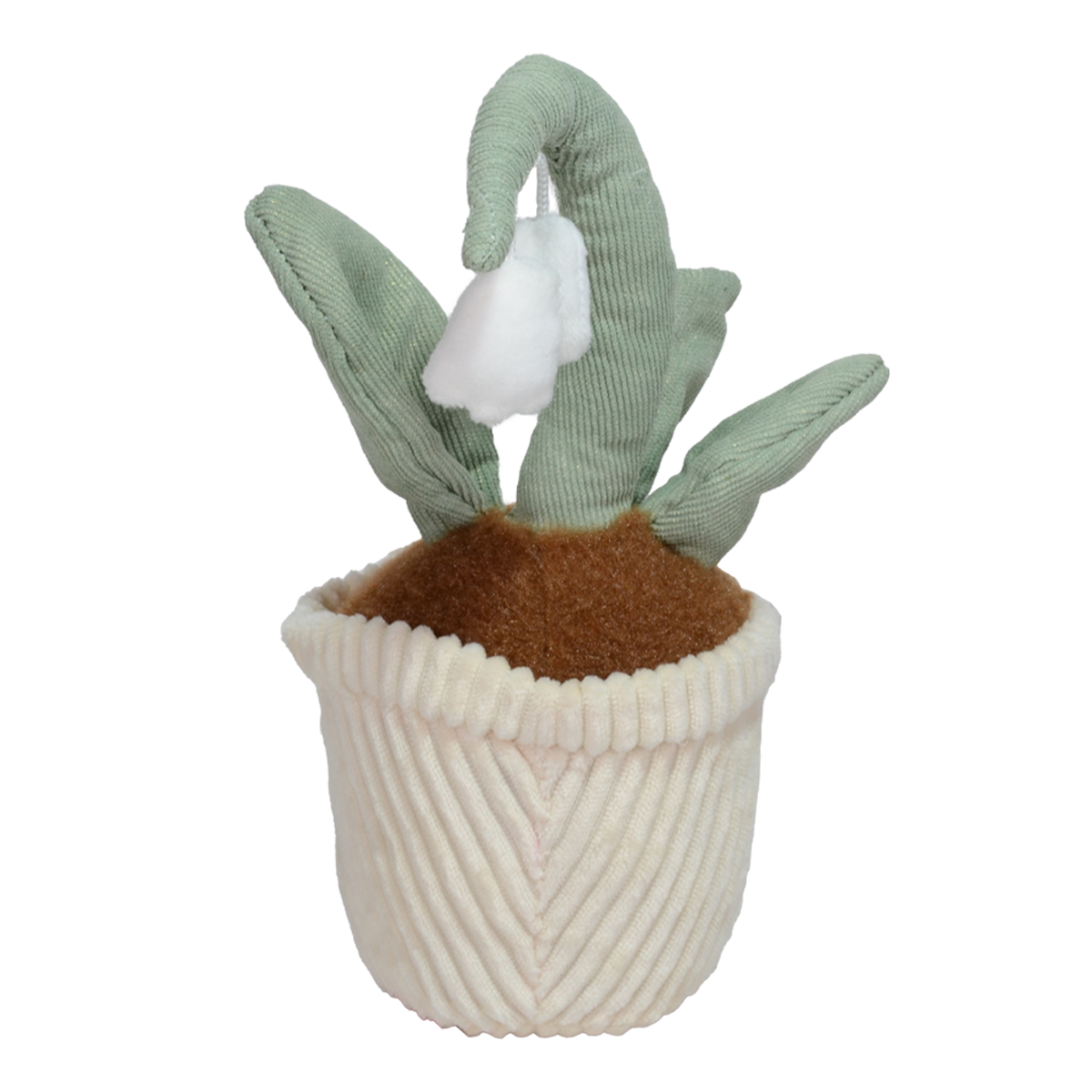 PELUCHE DE ORQUÍDEA ALEVILLA 22cm - BLANCO