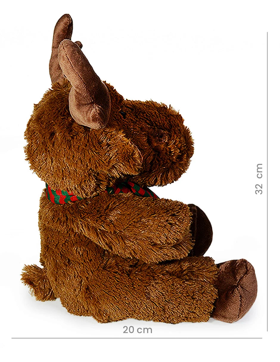 Reno de Peluche Castaña 24 cm