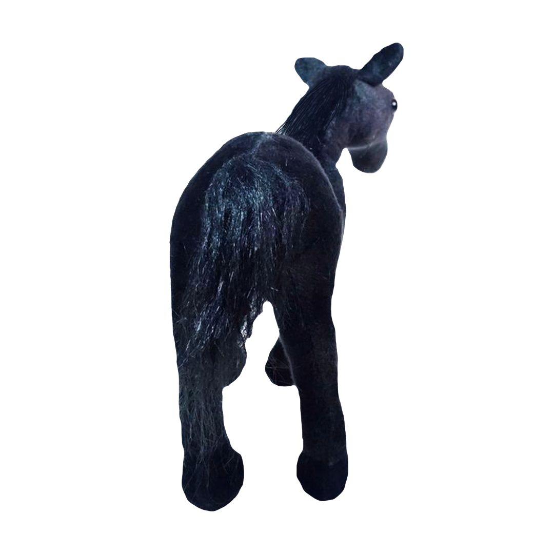 CABALLO AZABACHE 36CM - NEGRO