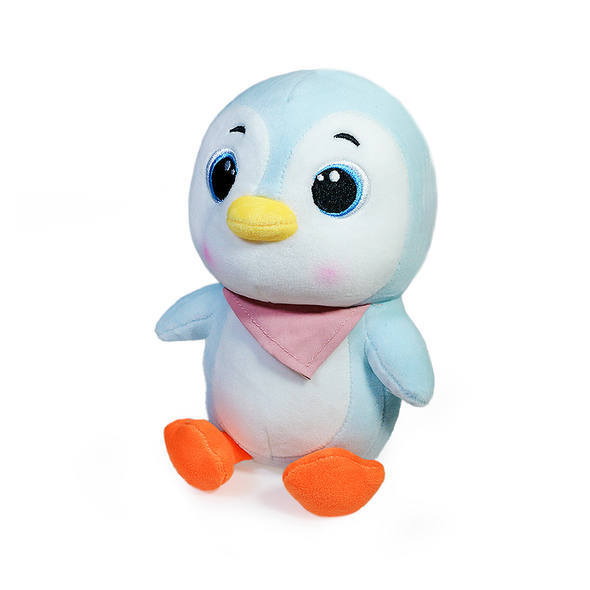 Paquete de peluches Hanky dinosaurio y pingüino 20 cm