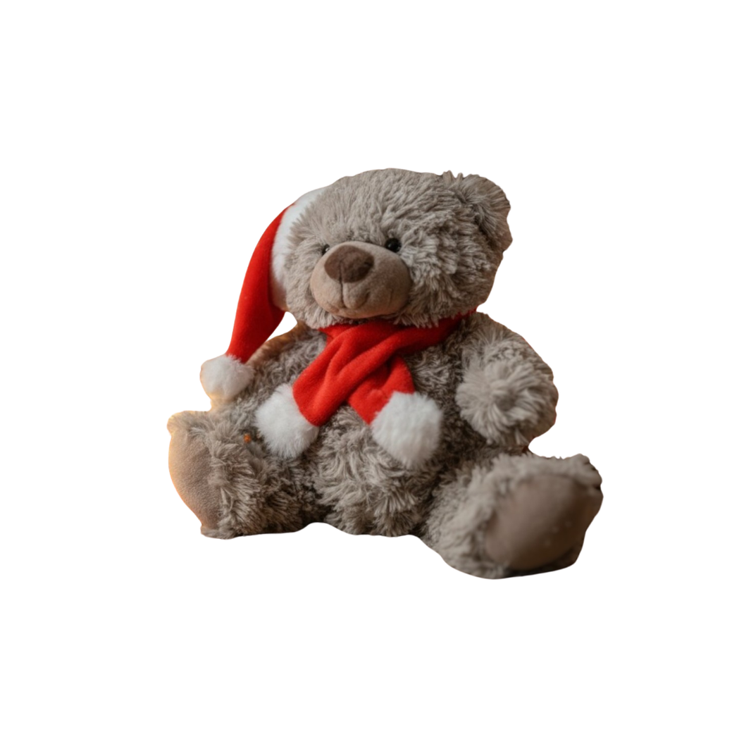 Oso Navideño de Peluche Pasita 22 cm