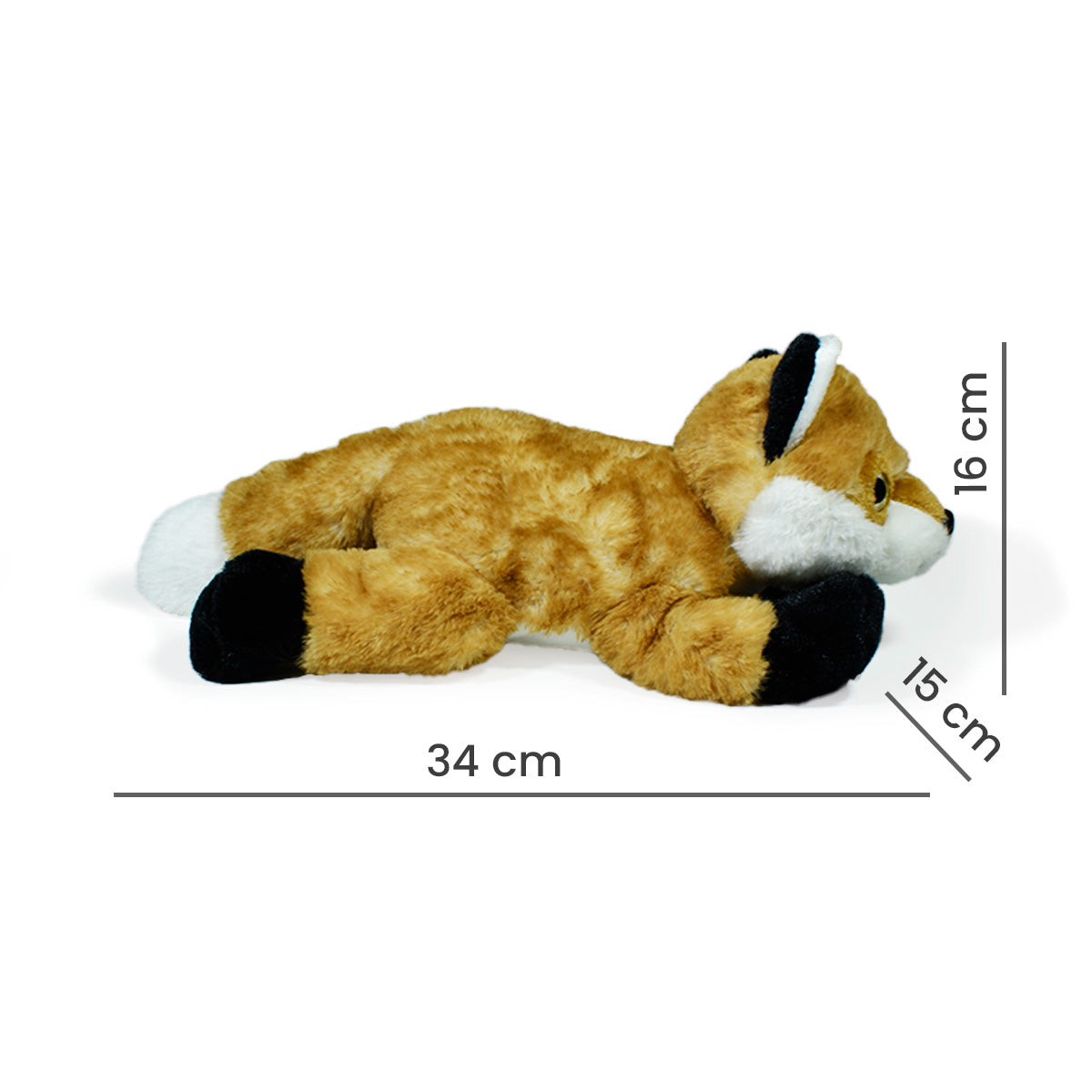 Zorro de Peluche Nick 28 cm