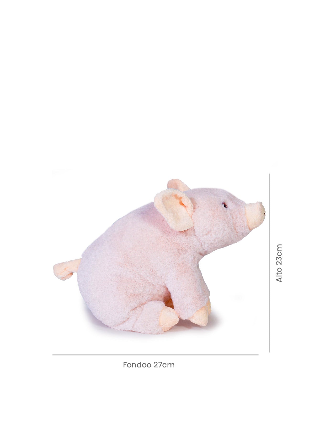 Peluche Cerdo Puerquiño 20cm rosa