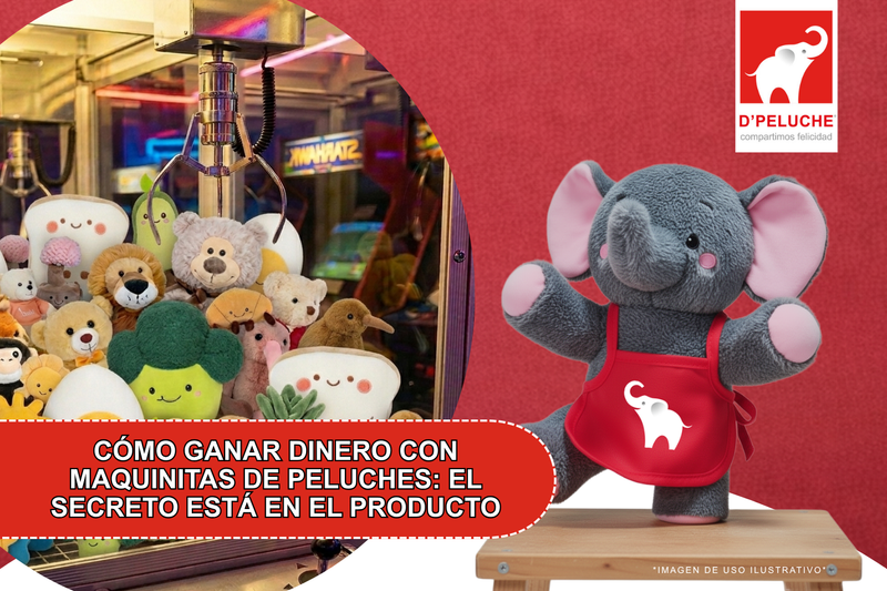 Cómo ganar dinero con maquinas de peluches: el secreto está en el producto