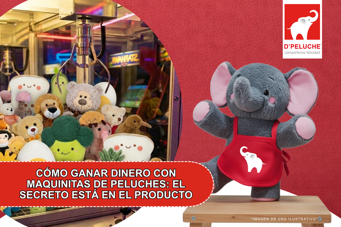 Cómo ganar dinero con maquinas de peluches: el secreto está en el producto
