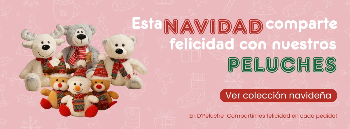 Peluches para la época decembrina