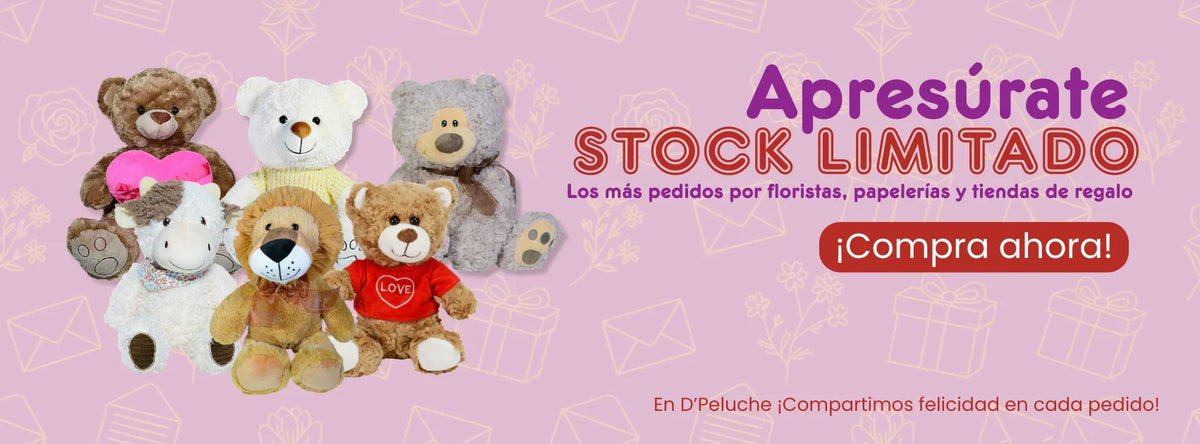 Peluches de mayoreo