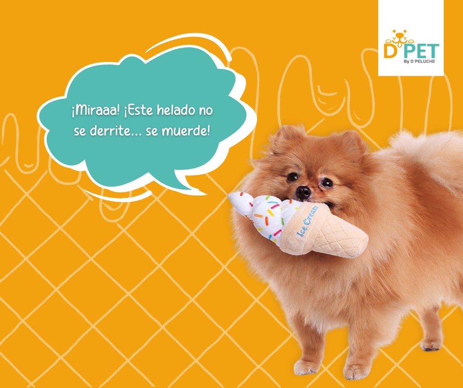 HELADO PARA MASCOTAS 22cm - BLANCO