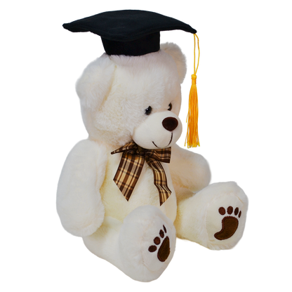 OSO CACAHUATE 25cm - BLANCO