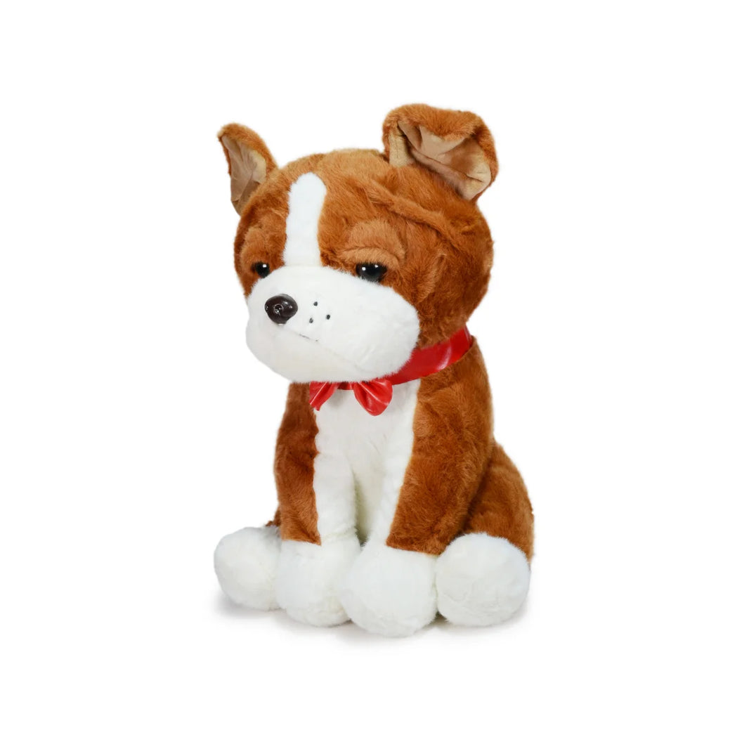 Perrito de peluche Totopo 28 cm café