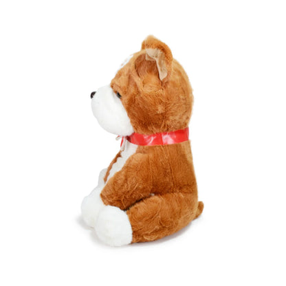 Perrito de peluche Totopo 28 cm café