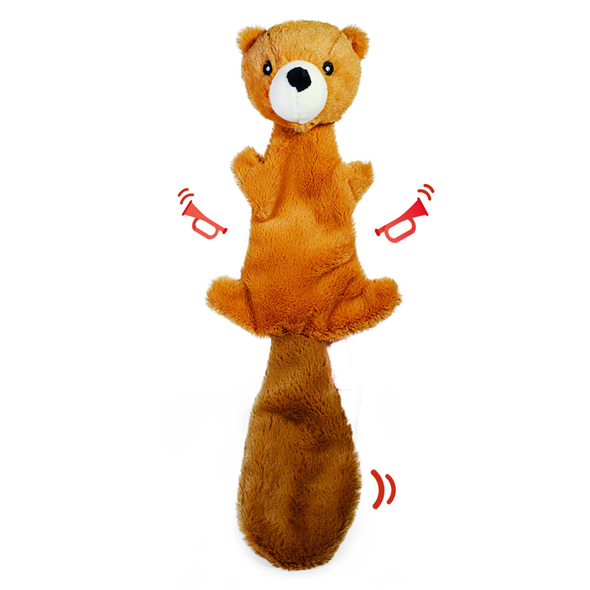 ARDILLA PARA MASCOTAS 50cm - CAFÉ