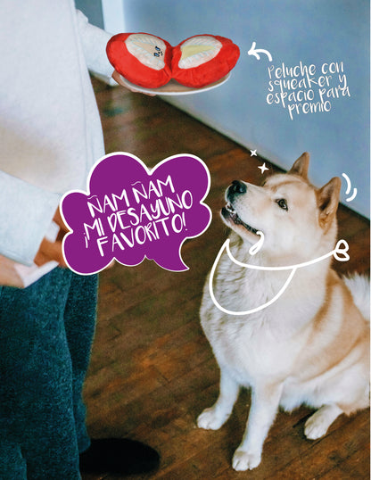 FRESA PARA MASCOTAS 13cm - ROJO