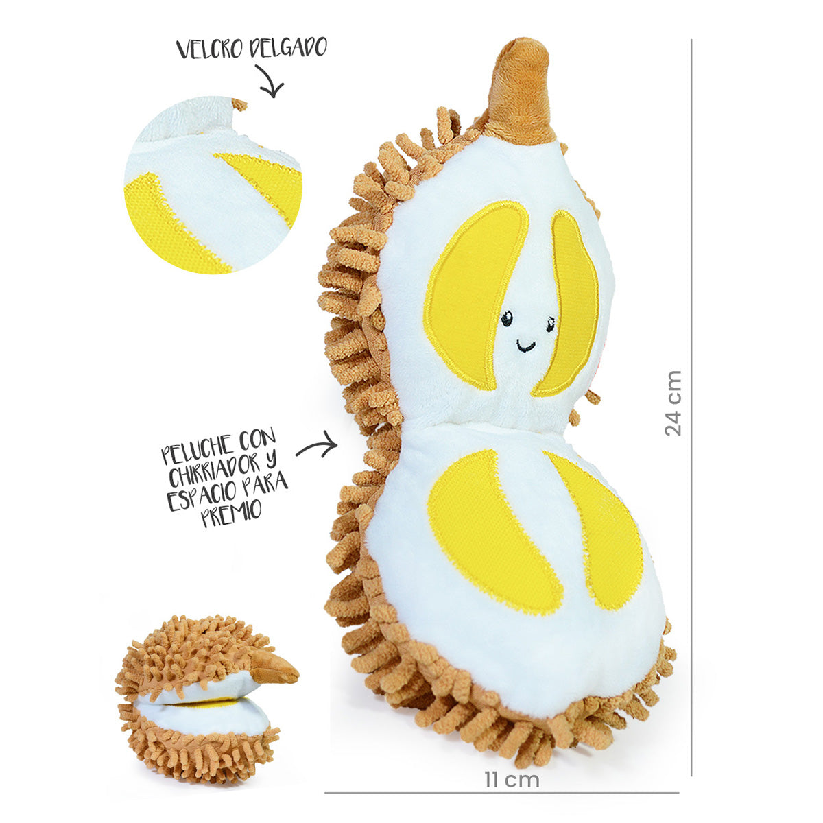 GUANABANA PARA MASCOTAS 15cm - BEIGE