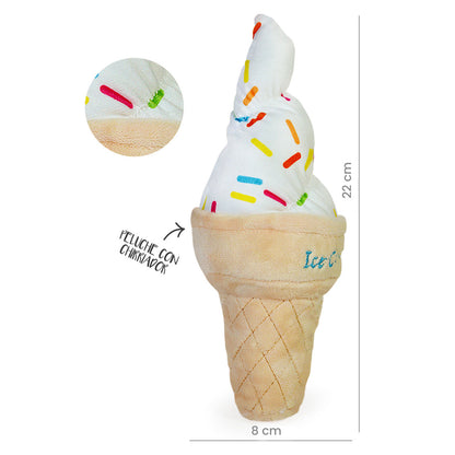 HELADO PARA MASCOTAS 22cm - BLANCO