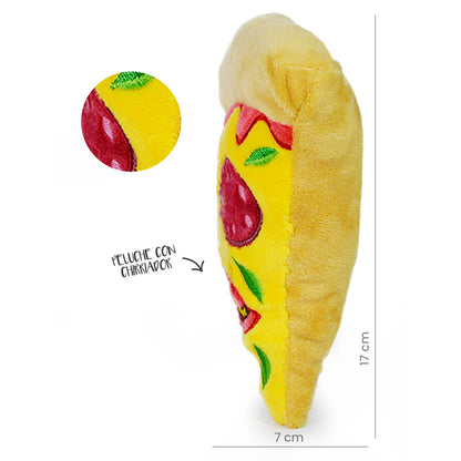 PIZZA PARA MASCOTAS 16cm - AMARILLO