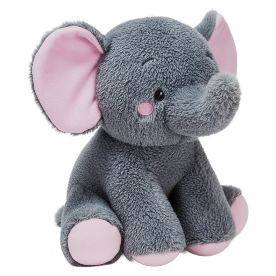 ELEFANTE DPELUCHE 48cm - GRIS