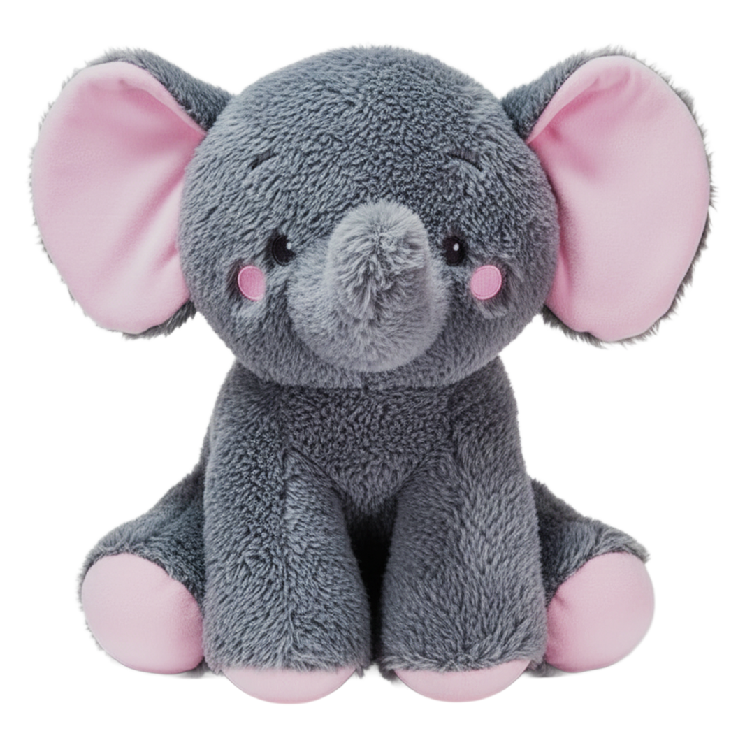 ELEFANTE DPELUCHE 48cm - GRIS