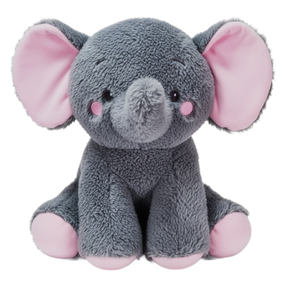 ELEFANTE DPELUCHE 48cm - GRIS