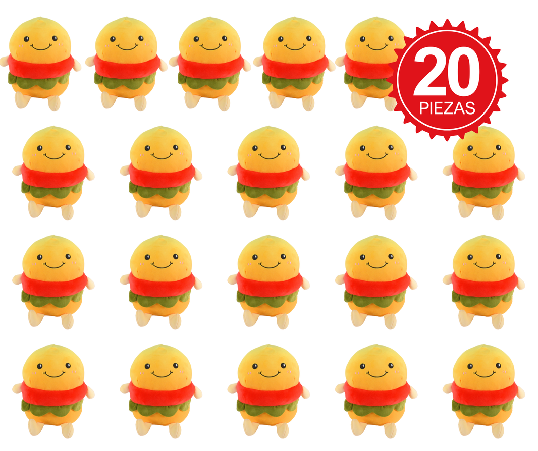 Hamburguesa Doble 24 cm Café – Kit de 20 Piezas