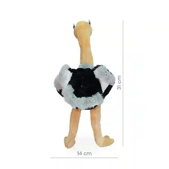 Avestruz de peluche Savana 30 cm