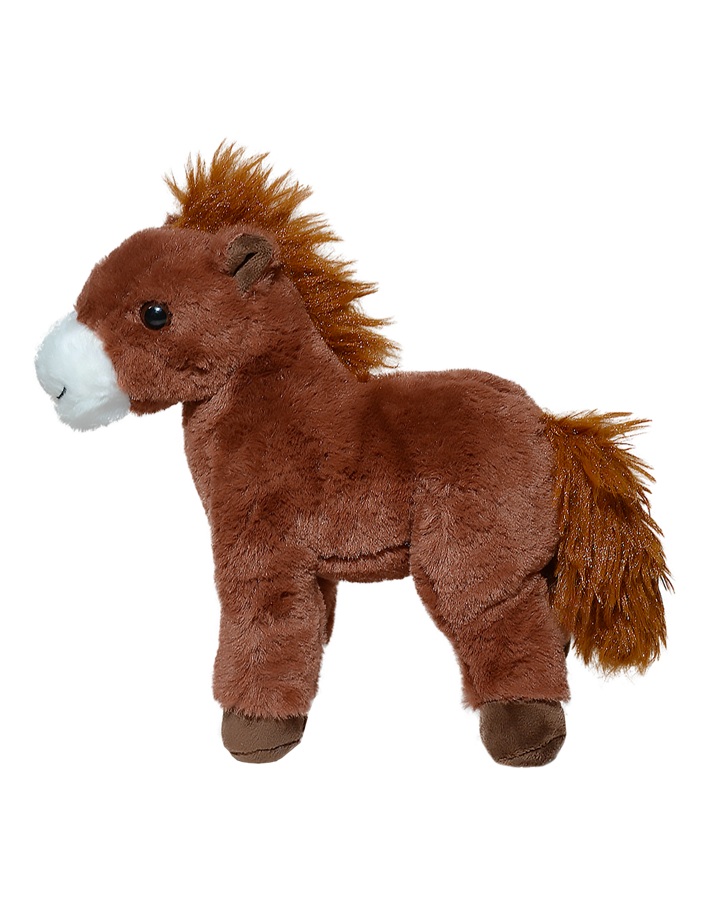 CABALLO SULTÁN PARADO 21CM -  CAFÉ