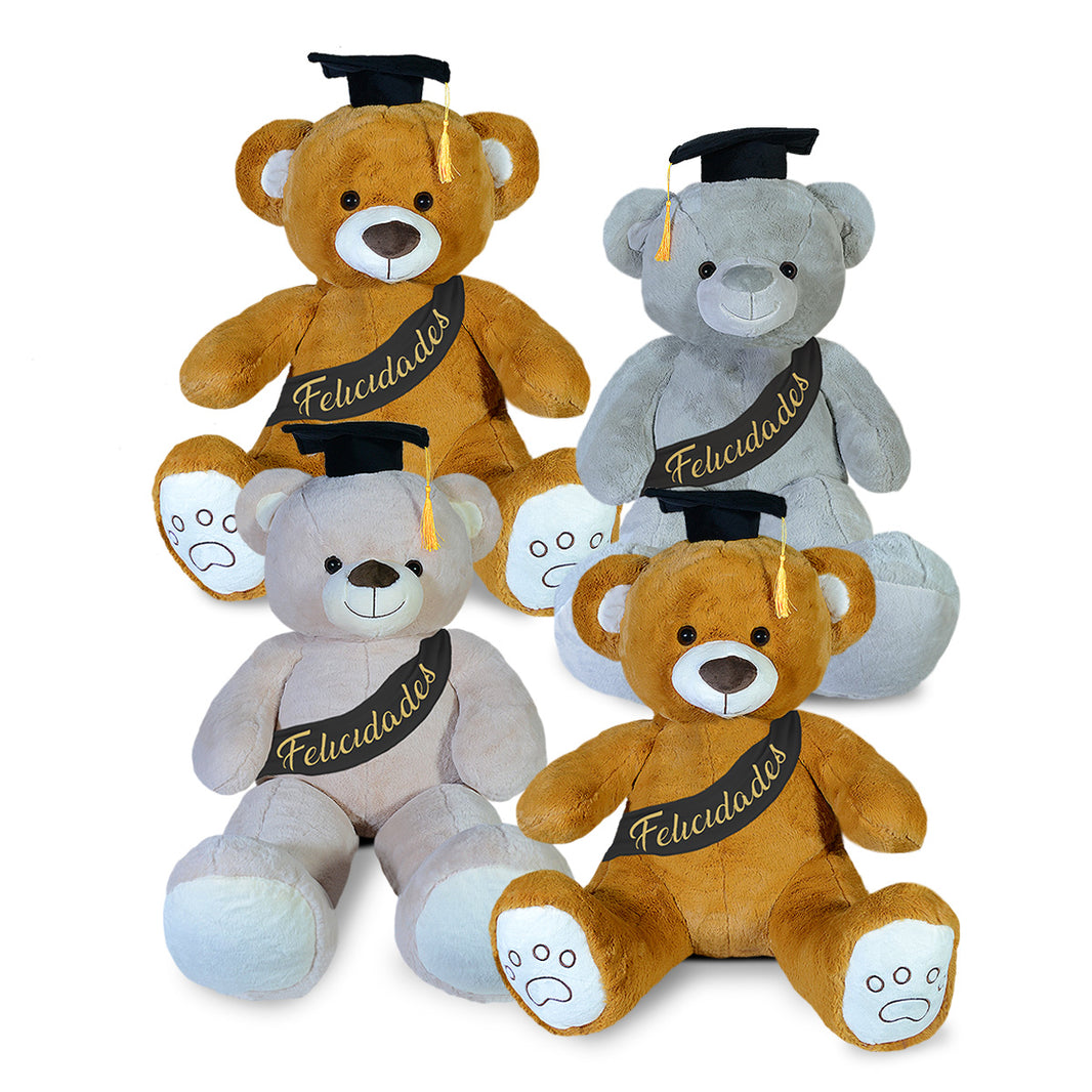 Paquete de peluches Osos Graduados 4 piezas