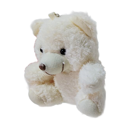 LLAVERO OSO 10cm - BLANCO