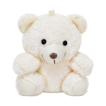 LLAVERO OSO 10cm - BLANCO