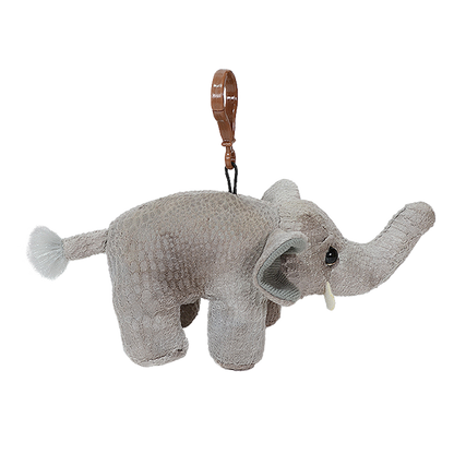 LLAVERO ELEFANTE 16cm - GRIS