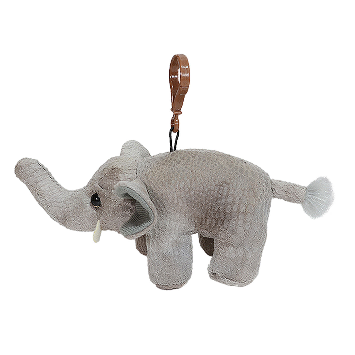 LLAVERO ELEFANTE 16cm - GRIS