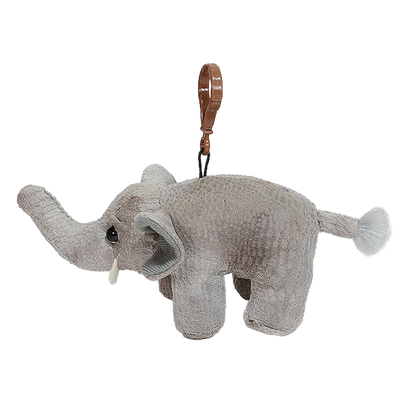LLAVERO ELEFANTE 16cm - GRIS