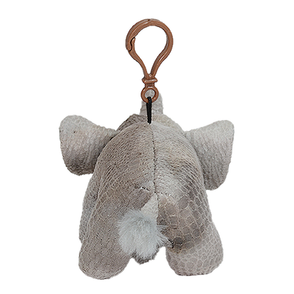 LLAVERO ELEFANTE 16cm - GRIS