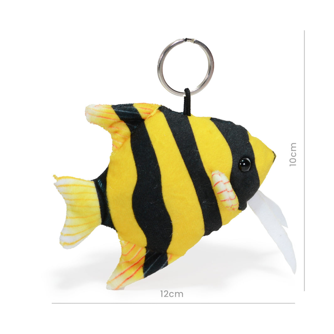 LLAVERO PEZ CORALINO 12cm - AMARILLO