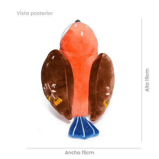 Ruiseñor de Peluche Oscar Wilde 18cm