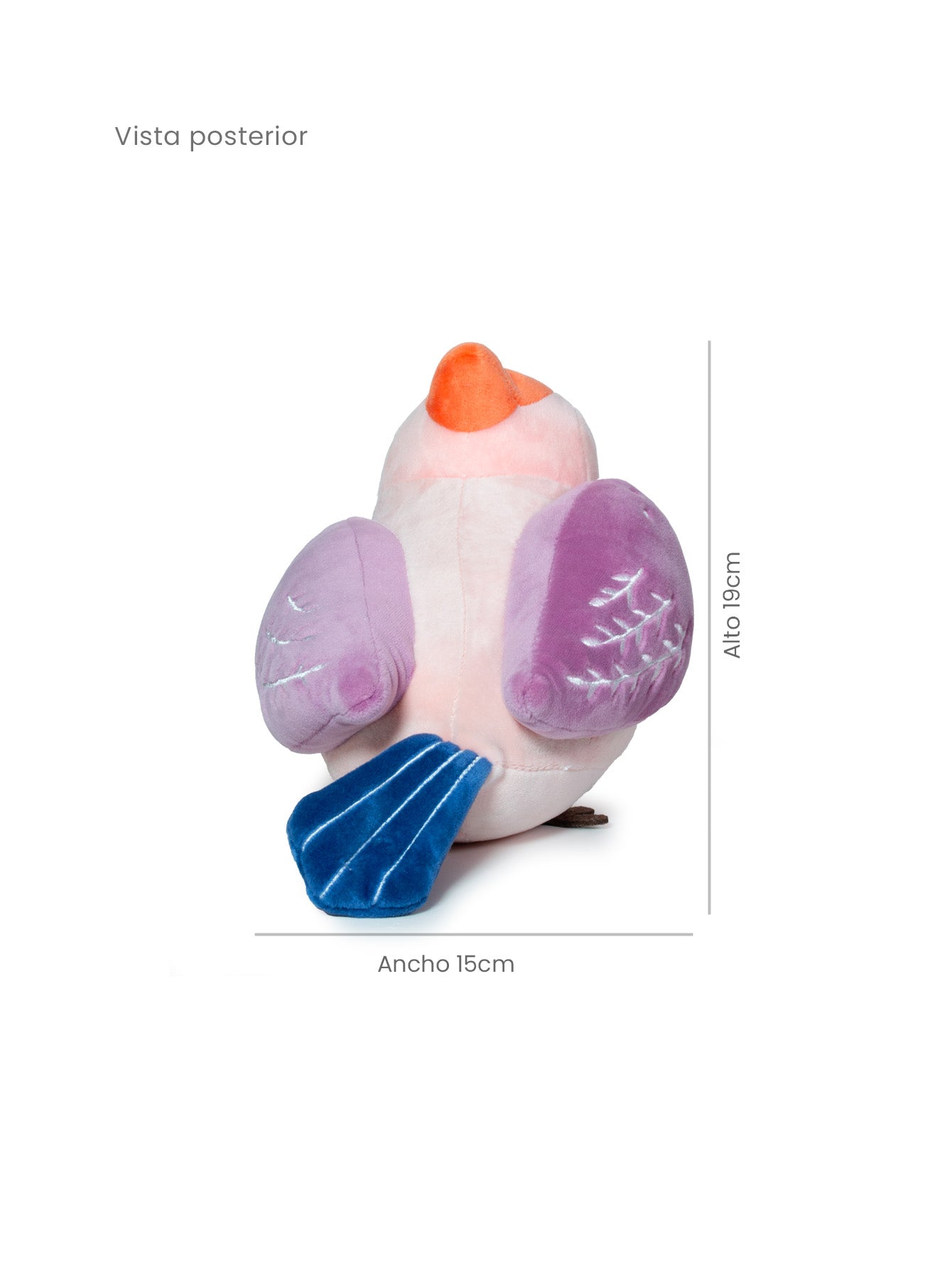 Ruiseñor de Peluche Oscar Wilde 18cm