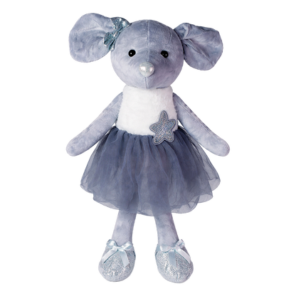 RATONCITA BAILARINA 24cm - GRIS