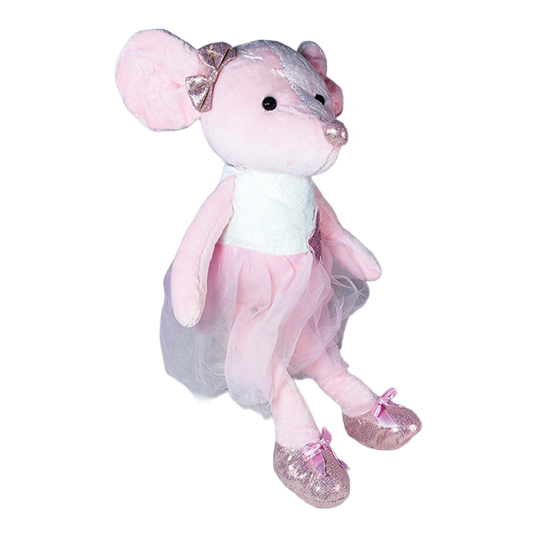 RATONCITA BAILARINA 24cm - ROSA