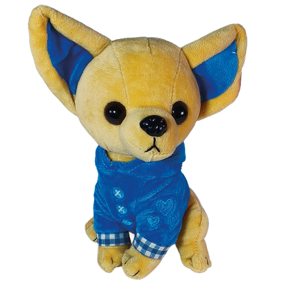 CHIHUAHUA PIPIÁN 17cm - AZUL