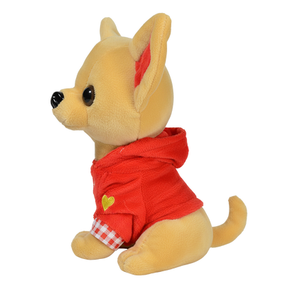 CHIHUAHUA PIPIÁN 17cm - ROJO