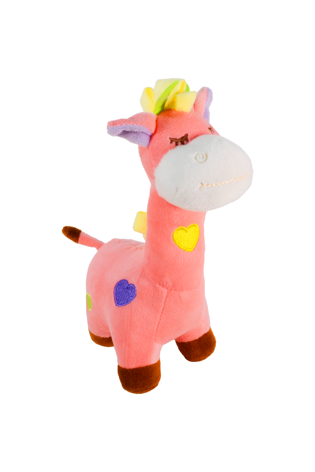 JIRAFA CHIRIMOYA 20cm - ROSA OSCURO
