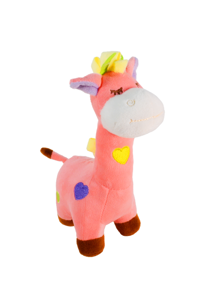 JIRAFA CHIRIMOYA 20cm - ROSA OSCURO