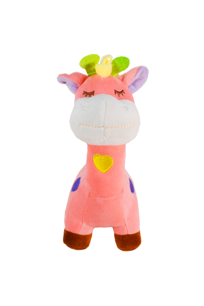 JIRAFA CHIRIMOYA 20cm - ROSA OSCURO