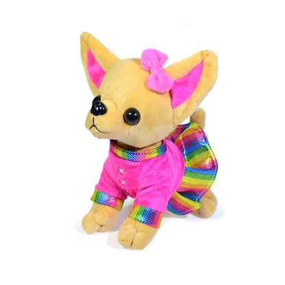 CHIHUAHUA LADY 17cm - ROSA OSCURO