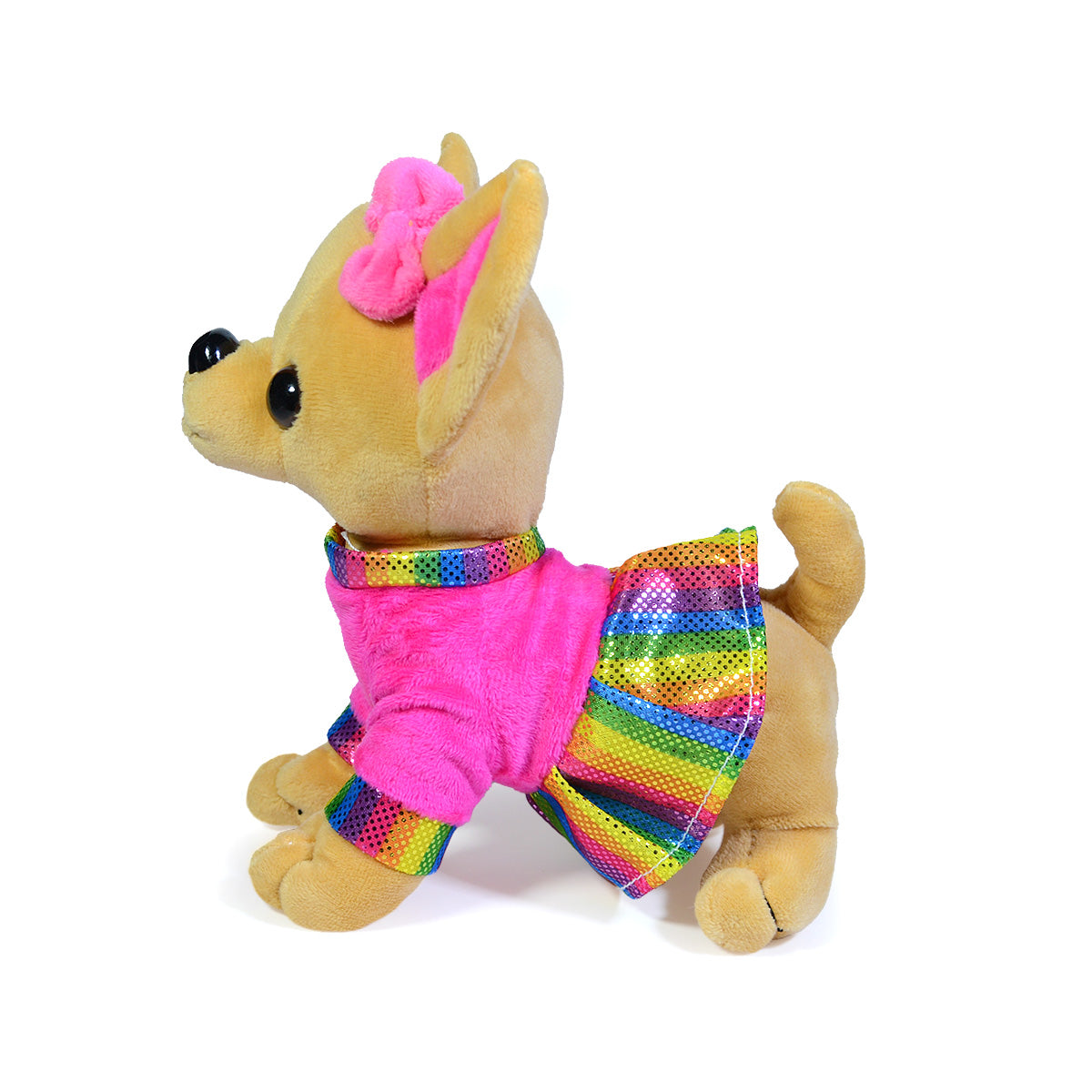 CHIHUAHUA LADY 17cm - ROSA OSCURO
