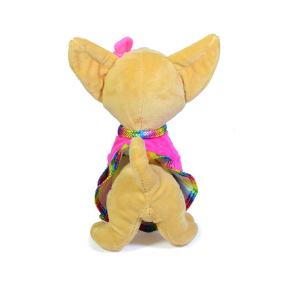 CHIHUAHUA LADY 17cm - ROSA OSCURO