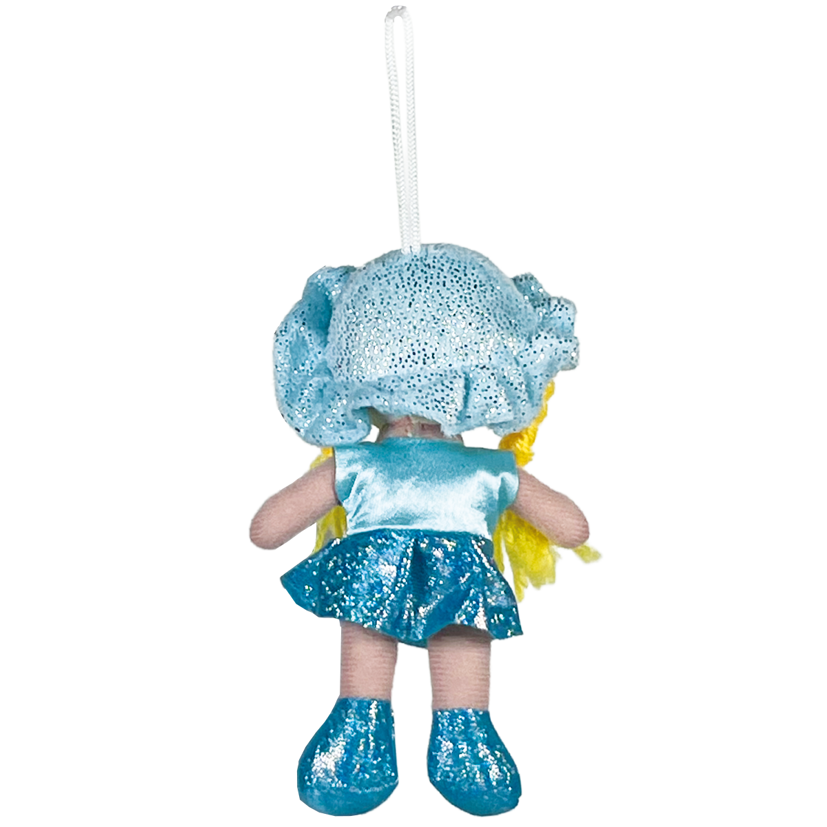 MUÑECA POMPÓN 15cm - AZUL