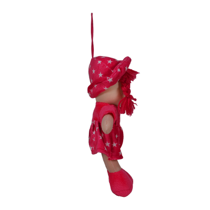 MUÑECA PERLITA 45cm - ROSA OSCURO