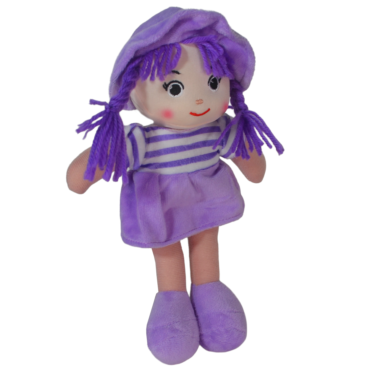 MUÑECA PECAS 25cm - MORADO